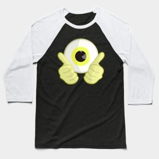 Thumbs up for eyes Yellow Baseball T-Shirt